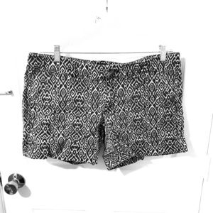 Black and White Shorts